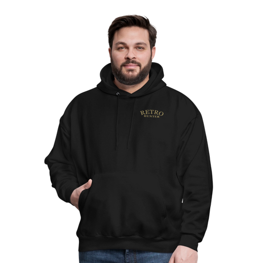 RetroHunter - Camo Badge Hoodie (Unisex) - black