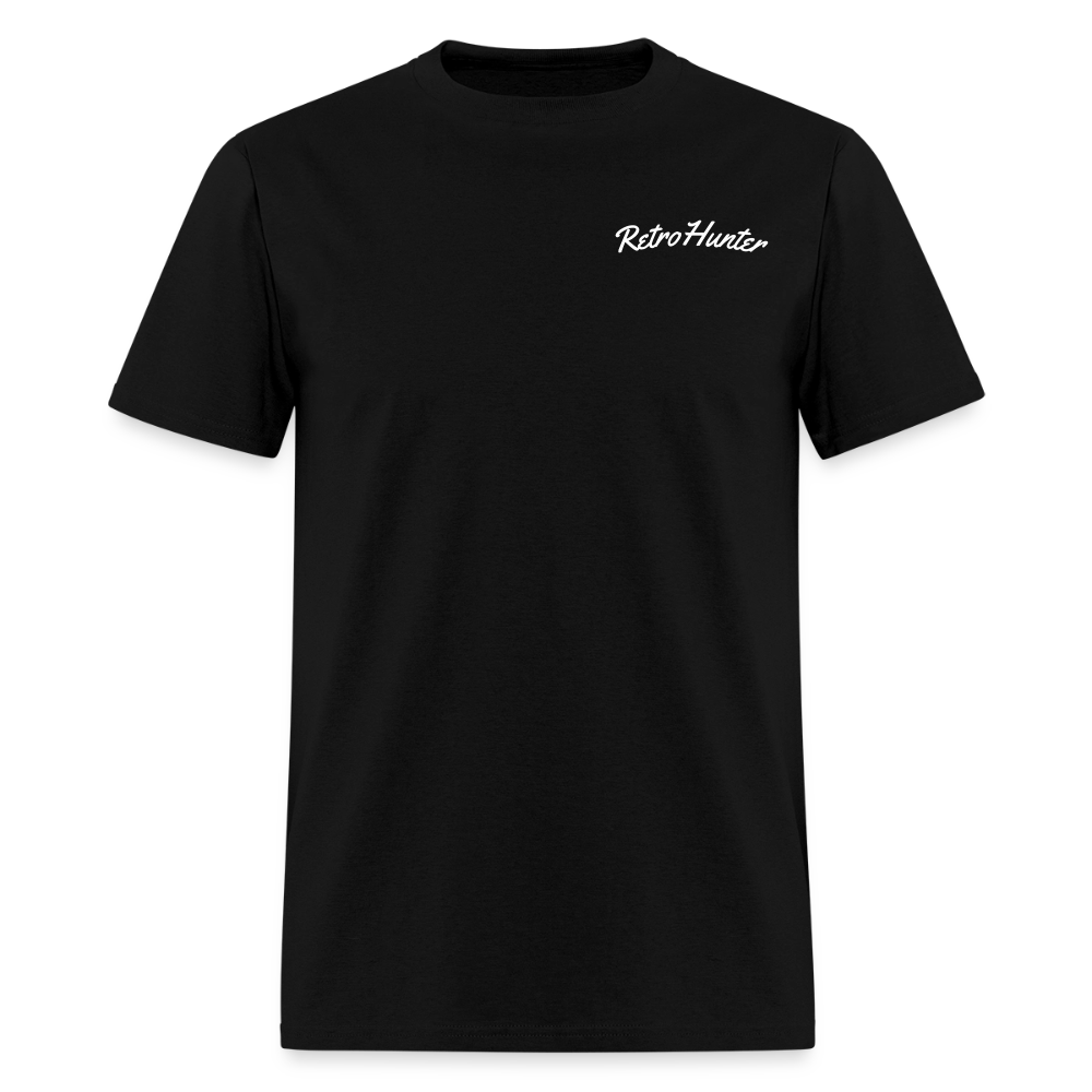 RetroHunter - Chocolate Lab T-Shirt (Unisex) - black