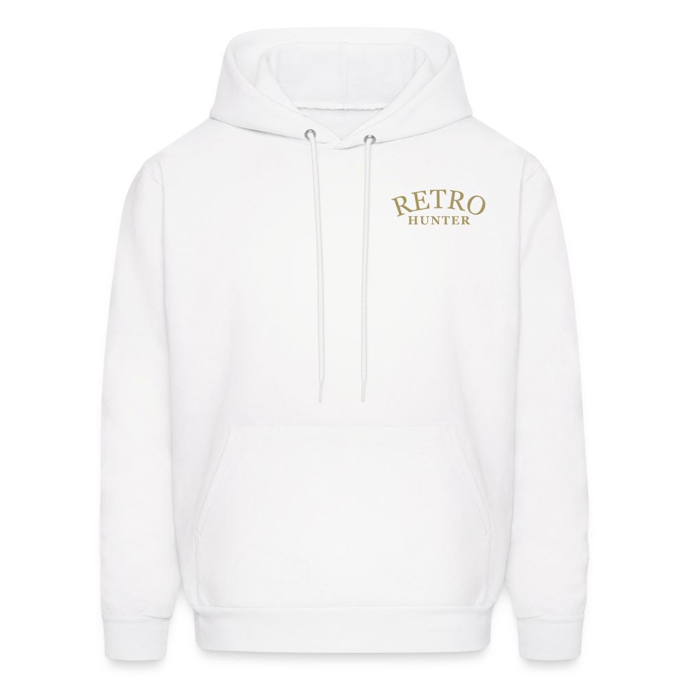 RetroHunter - Camo Badge Hoodie (Unisex) - white