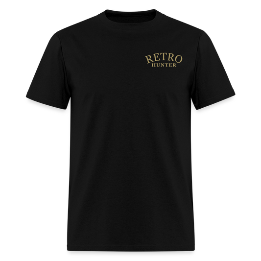RetroHunter - Camo Badge T-Shirt (Unisex) - black