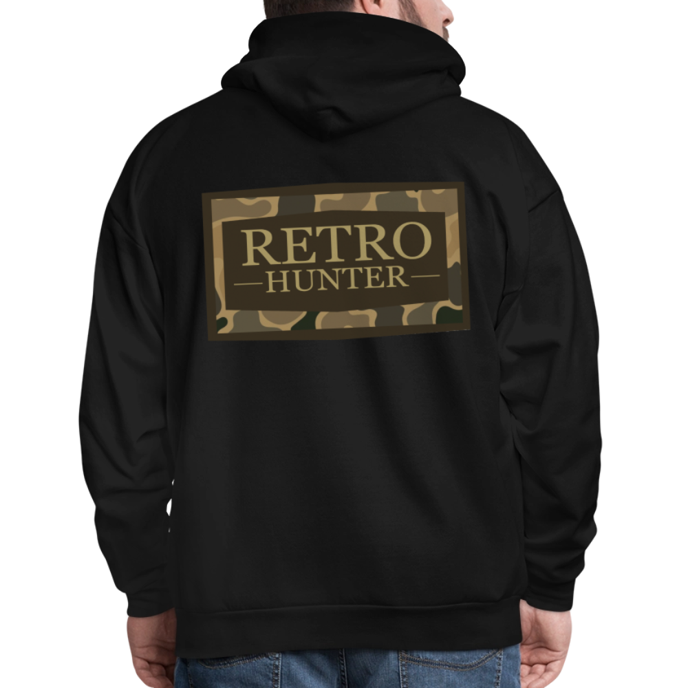 RetroHunter - Camo Badge Hoodie (Unisex) - black