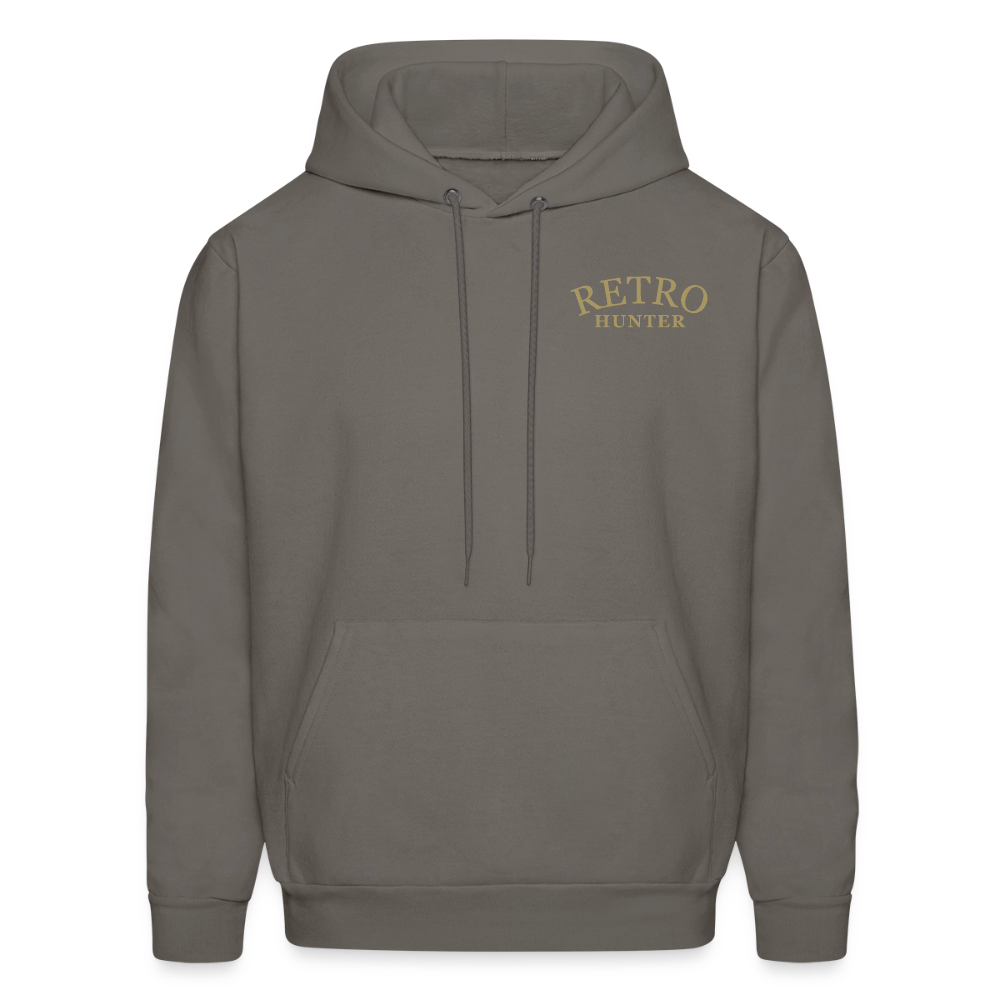 RetroHunter - Camo Badge Hoodie (Unisex) - asphalt gray