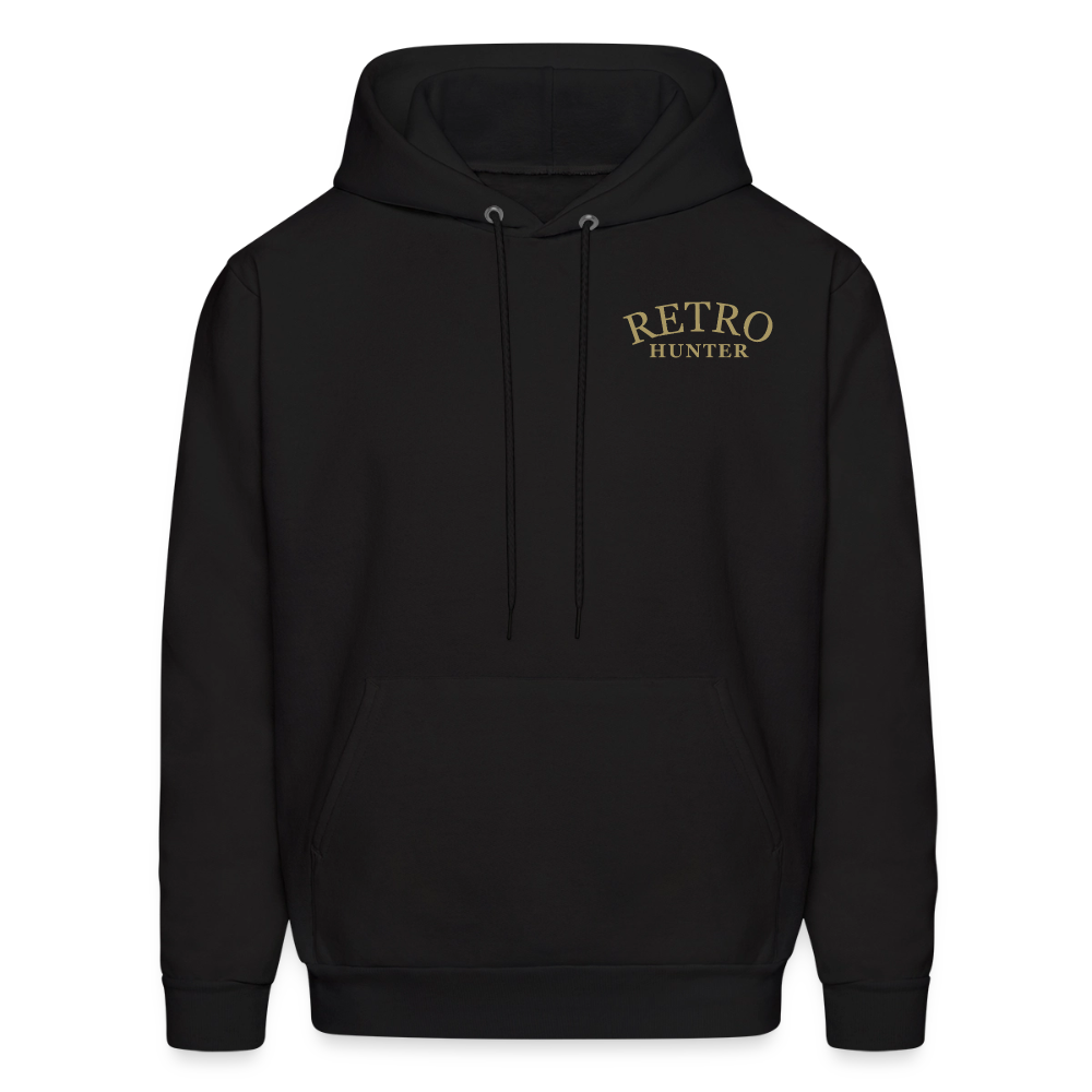 RetroHunter - Camo Badge Hoodie (Unisex) - black