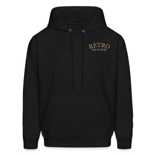 RetroHunter - Camo Badge Hoodie (Unisex) - black